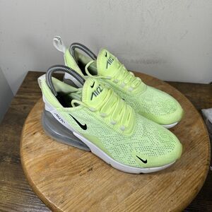 Nike Air Max 270 Shoes Womens Size 7 Volt White Black CI9909-700 Running